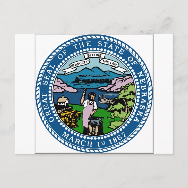 Nebraska Jackar av Arm Vykort (Framsida)