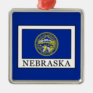 Nebraska Julgransprydnad Metall