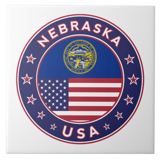 Nebraska Kakelplatta (Framsidan)