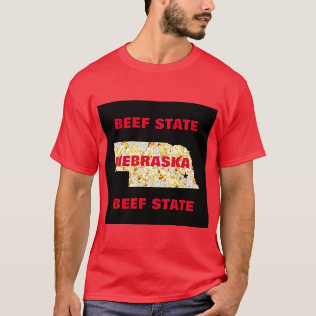 NEBRASKA KÖTTSTAT T SHIRT (Framsida)