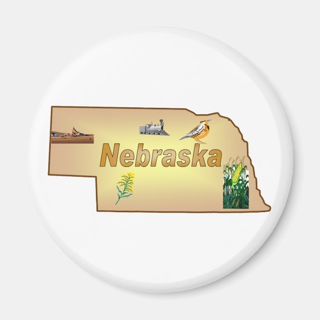 Nebraska Magnet (Framsidan)