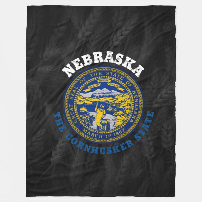 NEBRASKA MAJSSKALARSTATSFLAGG FLEECEFILT (Framsidan)