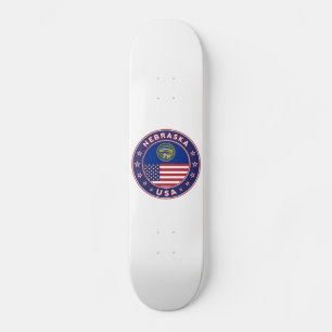 Nebraska, Nebraska-telefonfodral, Nebraska-dekal Mini Skateboard Bräda 18,5 Cm