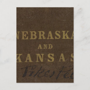Nebraska och Kansas Vykort