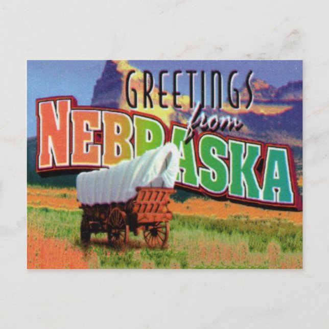 Nebraska Postcard Vykort (Framsida)