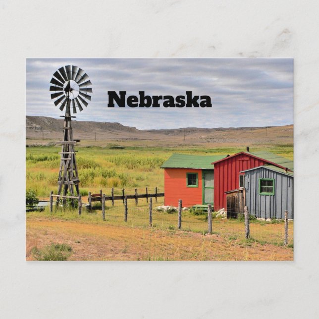 Nebraska Postcard Vykort (Framsida)