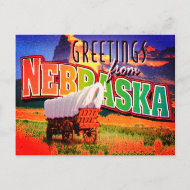 Nebraska Postcard Vykort (Framsida)