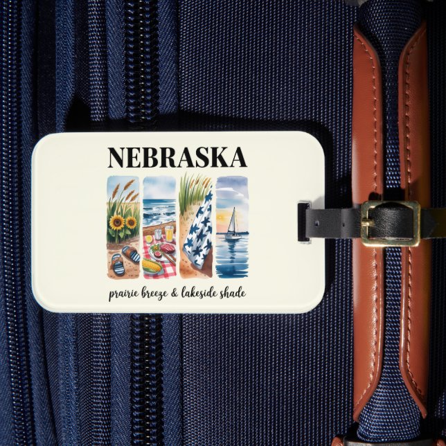 Nebraska - Prairie Breeze & Lakeside Shade Bagagebricka (Framsida Insitu 4)