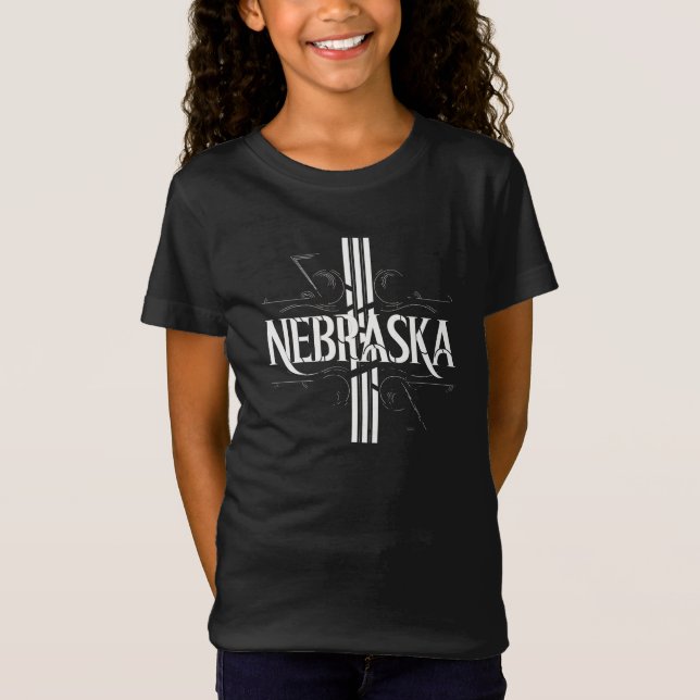 Nebraska Rand Girls’ Bra Jersey Tee (Framsida)