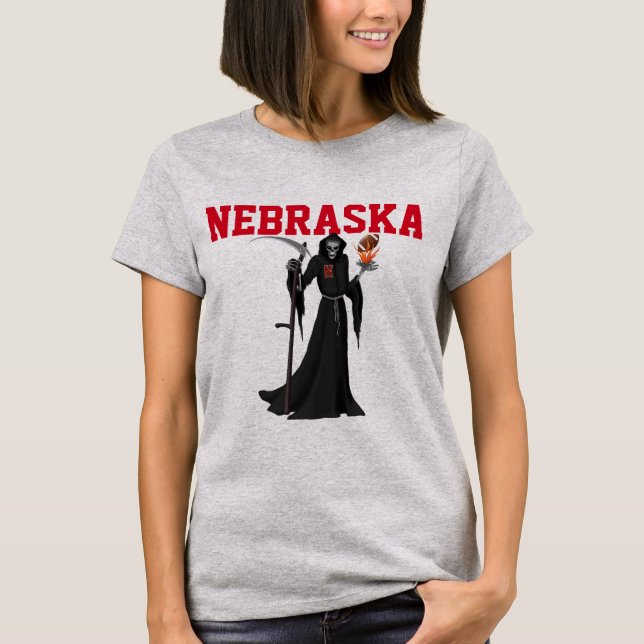 Nebraska Reaper T Shirt (Framsida)