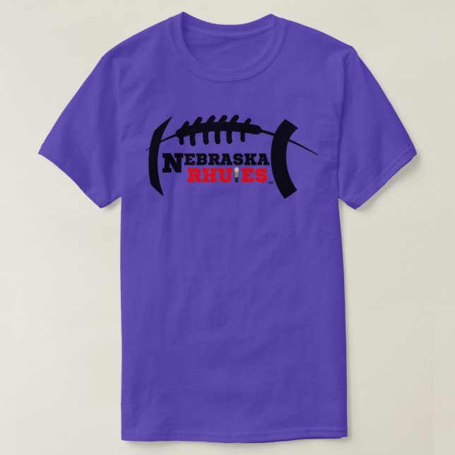 Nebraska Rhules T Shirt (Design framsida)
