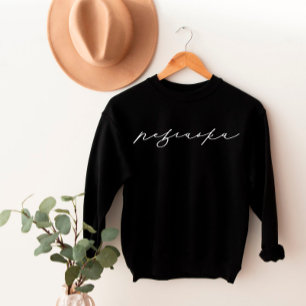 Nebraska Script State Women's Sweatshirt T Shirt