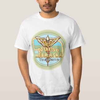 Nebraska Sjuksköterska Caduceus T Shirt