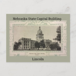 Nebraska State Capital Byggnad Vykort