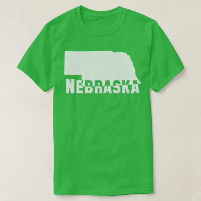 Nebraska-staten T Shirt (Design framsida)