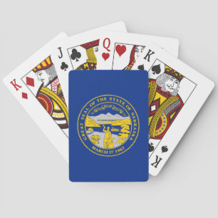 Nebraska Statlig flagga Casinokort
