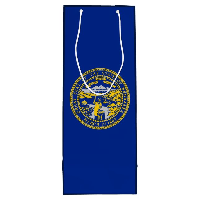 Nebraska Statlig flagga Design (Baksidan)