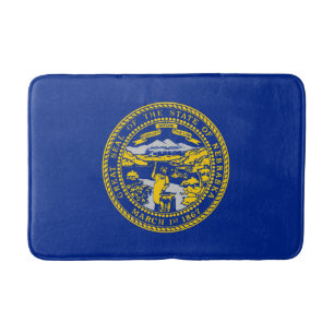 Nebraska Statlig flagga Design Badrumsmatta