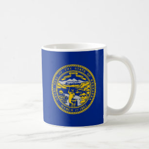 Nebraska Statlig flagga Design Decor Kaffemugg