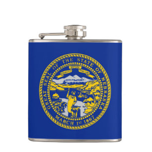 Nebraska Statlig flagga Design Fickplunta