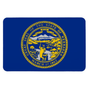 Nebraska statlig flagga magnet