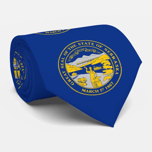 Nebraska Statlig flagga Slips (Rullad)