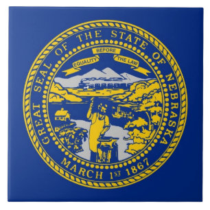 Nebraska Statlig flagga Tile Kakelplatta