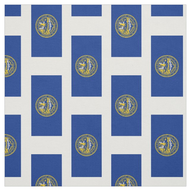 Nebraska statlig flagga tyg (Provkarta)
