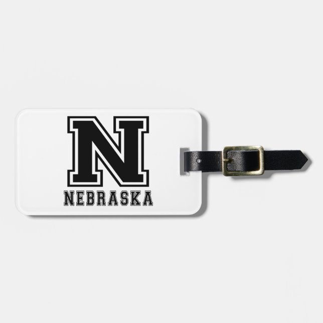 Nebraska statliga designer bagagebricka (Horisontell Framsida)