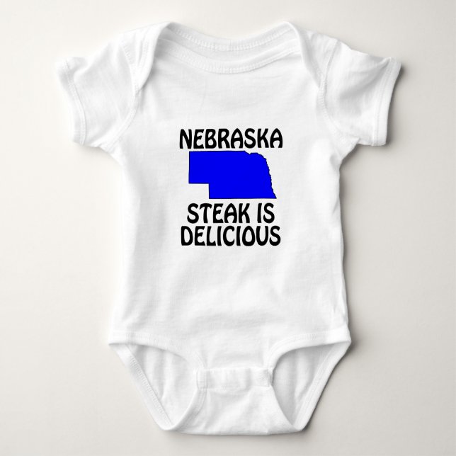 Nebraska - Steak Är Delicioso Tröja (Framsida)