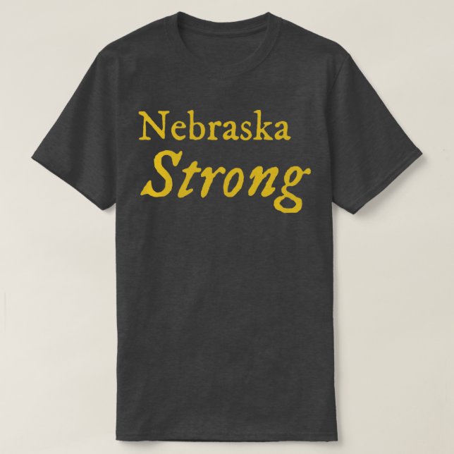 Nebraska Strong T Shirt (Design framsida)