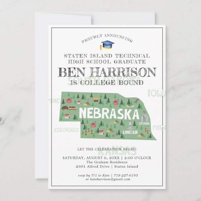 Nebraska | Studentfest för sammanslagning av kolle (Framsida)