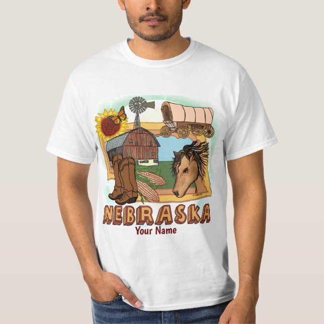 Nebraska t-shirt (Framsida)