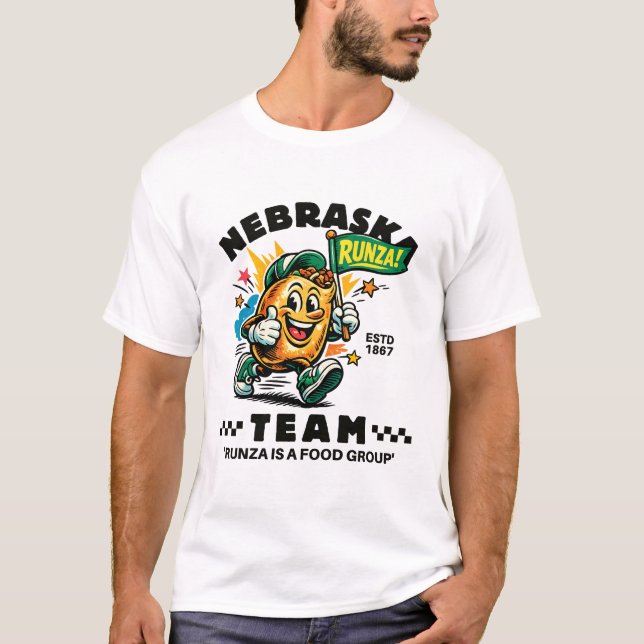 Nebraska : team runza t shirt (Framsida)