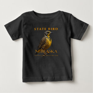 Nebraska Territory Fågel Den Västra Ängstrupssånga T Shirt