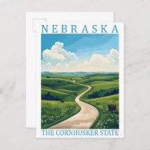 Nebraska the Cornhusker State USA Resemål Plats