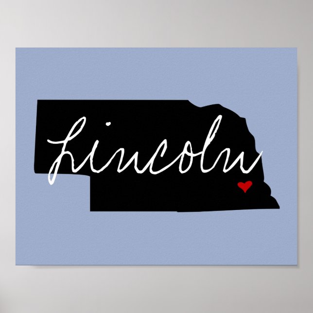 Nebraska Town Poster (Framsidan)