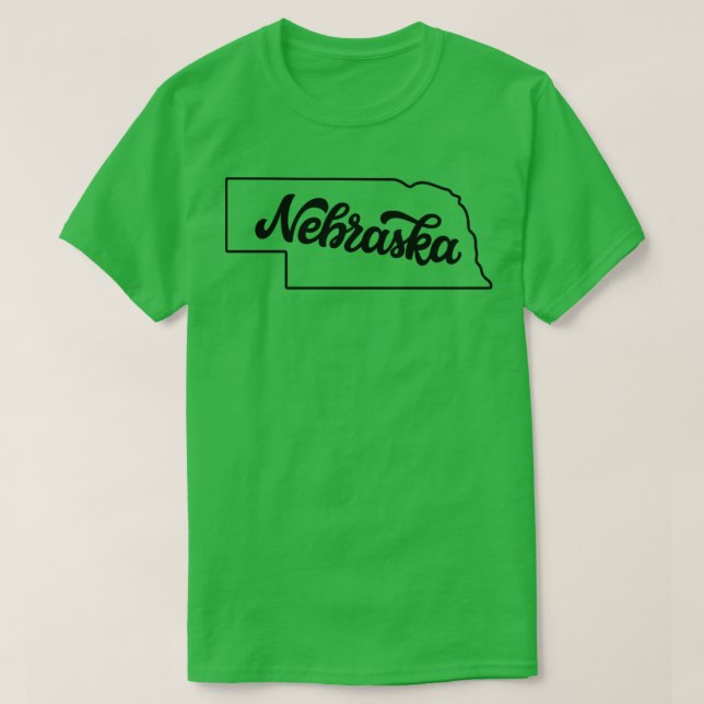 Nebraska US State Pride T Shirt (Design framsida)