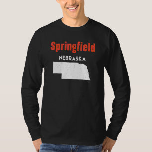Nebraska Usa Delstat Amerika Resa Nebraskan Vår T Shirt