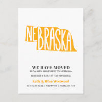NEBRASKA Vi har flyttat Nytt adress nytt hem