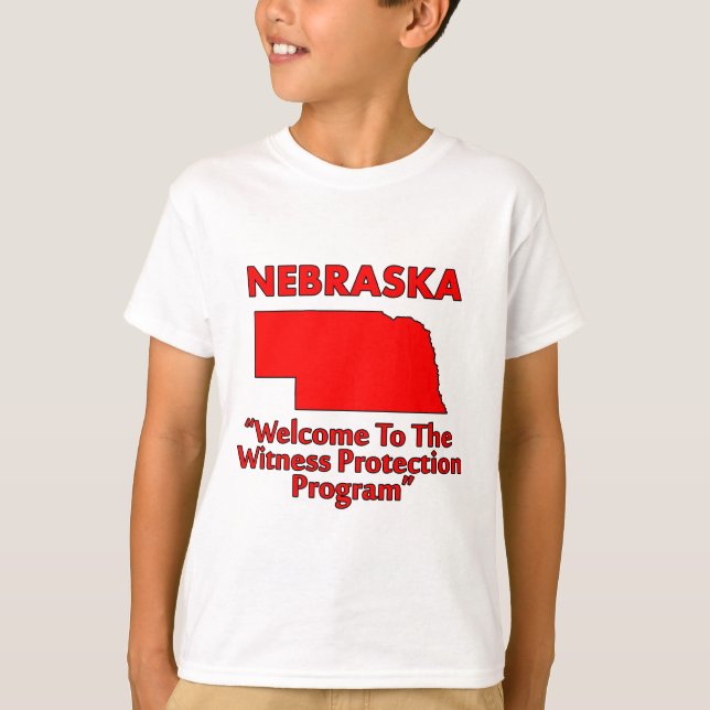 Nebraska - Vittnesskyddsprogrammet Tee Shirt (Framsida)