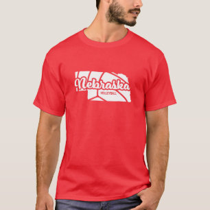 Nebraska Volleyball Retro-skript T Shirt