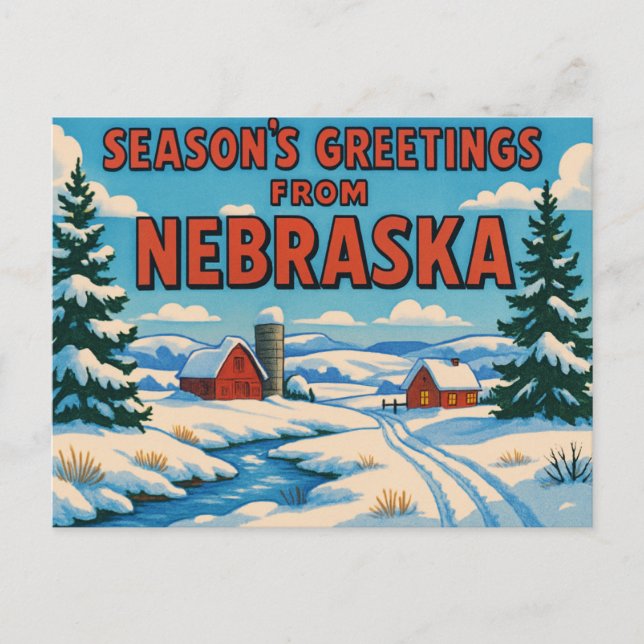 NEBRASKA Vykort (Framsida)