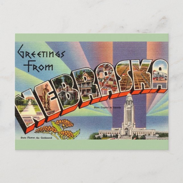 Nebraska Vykort (Framsida)