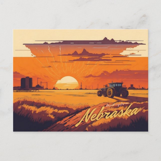 Nebraska Vykort (Framsida)