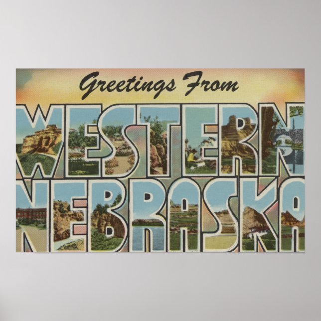 Nebraska (Westernt) - Stora Brev Scenes Poster (Framsidan)