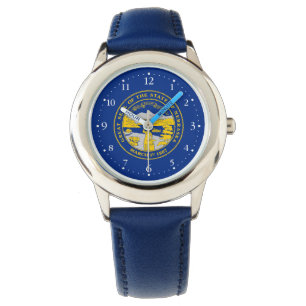 Nebraskas flagga armbandsur