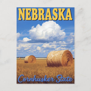 Nebraskas gyllene skörd: Majsbrukarstaten Vykort
