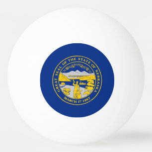 Nebraskas statsflagga pingisboll