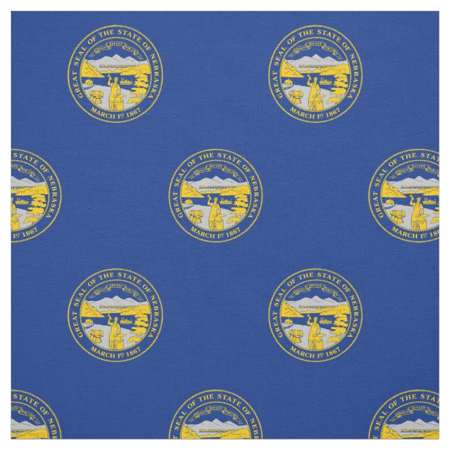 Nebraskas statsflagga tyg (Provkarta)